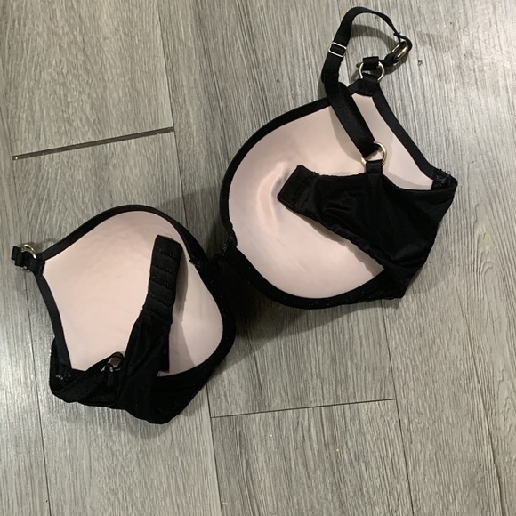 Victoria’s Secret Black Very Sexy Push Up Bra Underwire size 32DDD - Picture 6 of 10